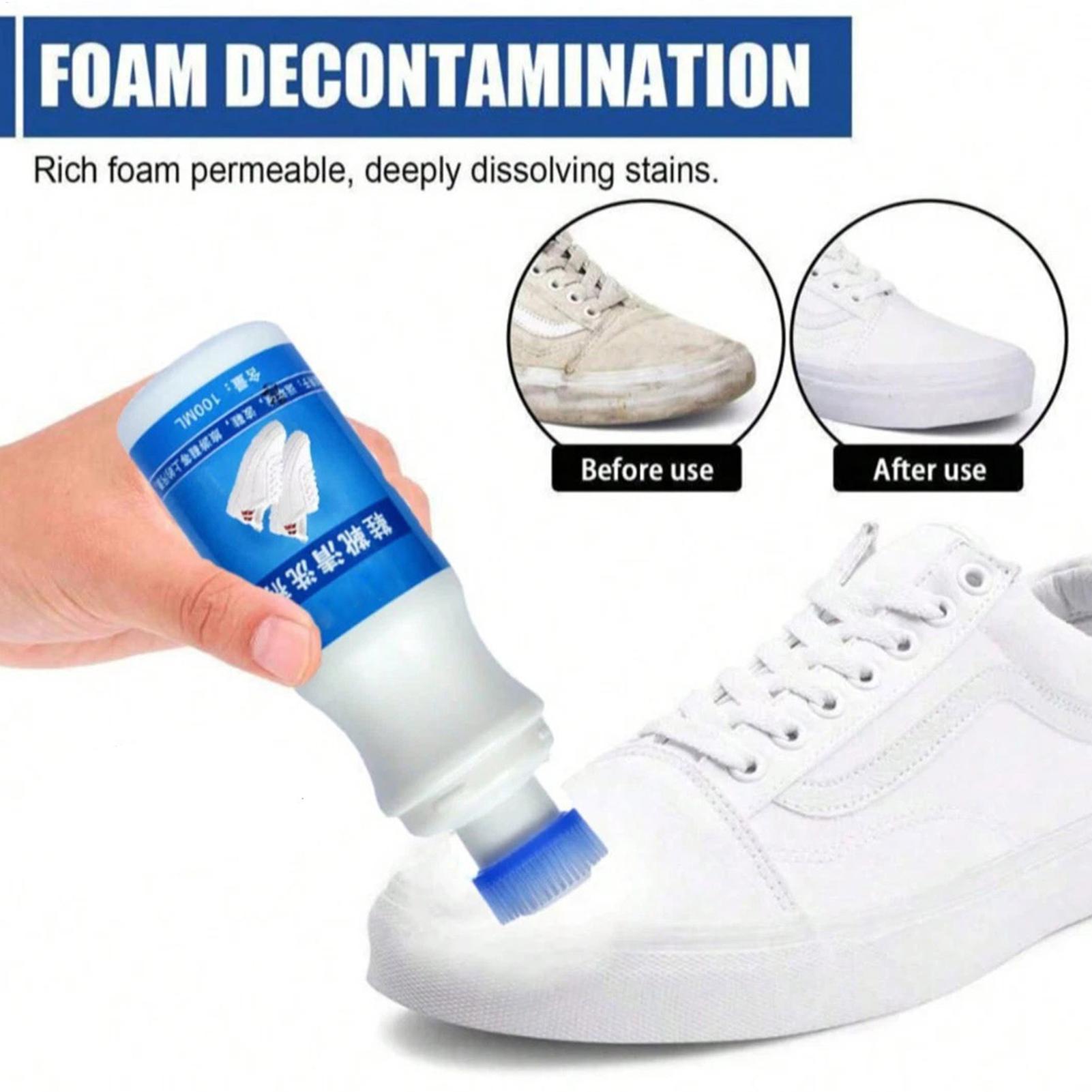 Sneaker Care Spray - Nettoyant pour chaussures blanches 100ml, mousse