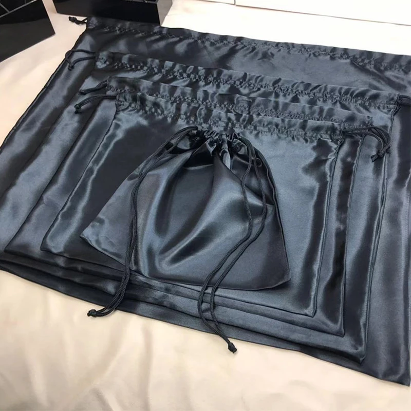 Sac de rangement en soie noire - Shoe Bag Dust avis et prix