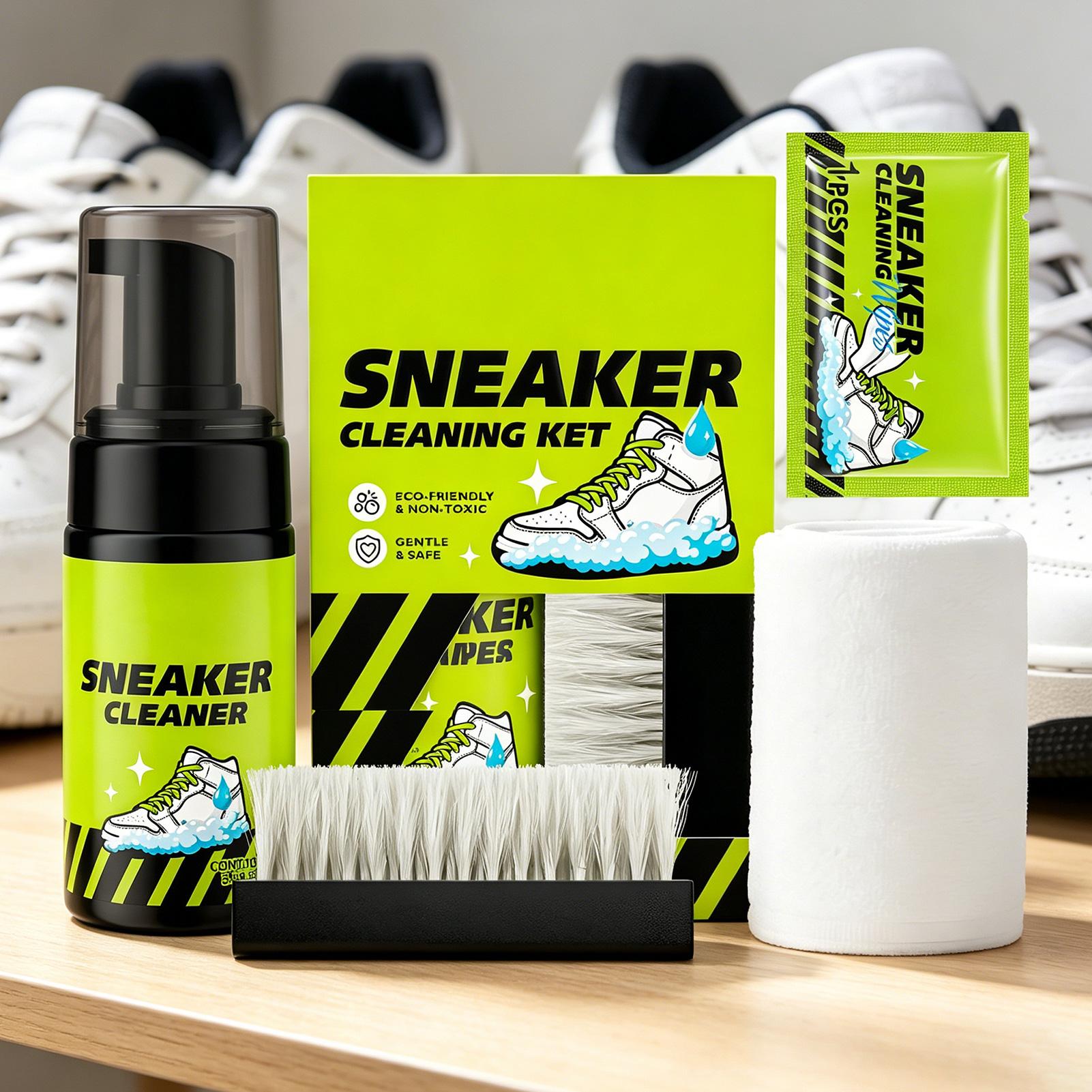 Nettoyant pour baskets 4 pièce - Sneaker Care Cleaner avis et prix